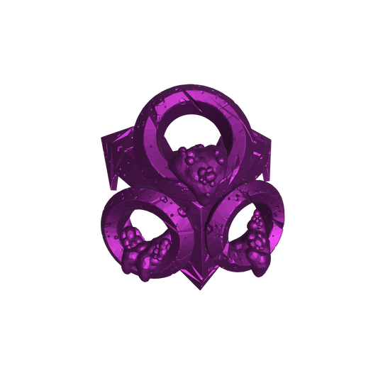 Death Guard Plague Legion Shoulder Pad Decal of Decay for McFarlane Toys Space Marine Action Figures Insignias
