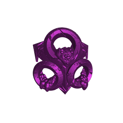 Death Guard Plague Legion Shoulder Pad Decal of Decay for McFarlane Toys Space Marine Action Figures Insignias