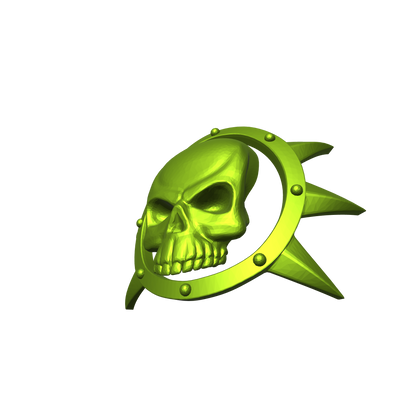 Death Guard Legion Shoulder Pad Decal for McFarlane Toys Space Marine Action Figures Insignias