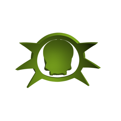 Death Guard Legion Shoulder Pad Decal for McFarlane Toys Space Marine Action Figures Insignias
