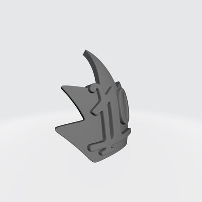 Dark Angels Fire Support 10 Shoulder Pad Decal for McFarlane Toys Space Marines