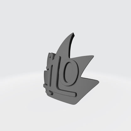 Dark Angels Fire Support 10 Shoulder Pad Decal for McFarlane Toys Space Marines