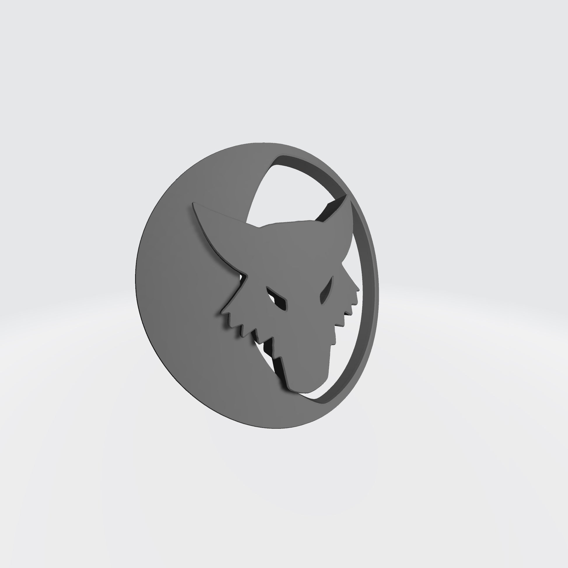 Space Marine Luna Wolves Legion Shoulder Pad Decal for Grimdark Battle Brothers Action Figures