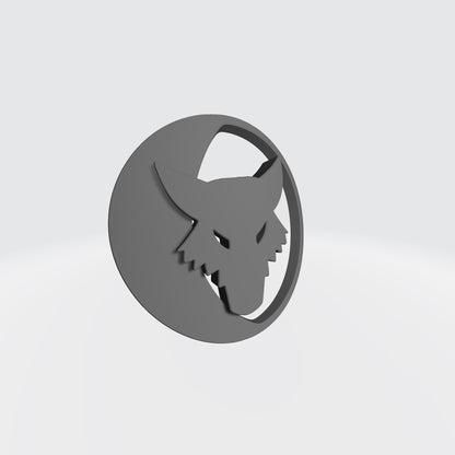 Space Marine Luna Wolves Legion Shoulder Pad Decal for Grimdark Battle Brothers Action Figures