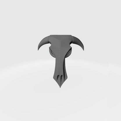 Minotaurs Chapter Shoulder Pad Iconography - Pauldron Decal compatible with McFarlane Toys Space Marines from Fantasy World Games