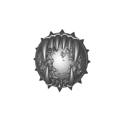 Custom World Eaters Legion Elite Shoulder Pad Decal for McFarlane Toys Space Marine Action Figures