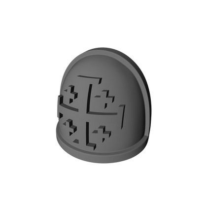 10x G4 Shoulder Pads with Jerusalem Cross