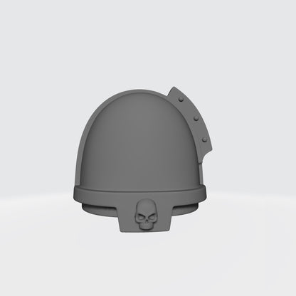 Blank Indomitus Shoulder Pads for McFarlane Toys Space Marines Action Figures