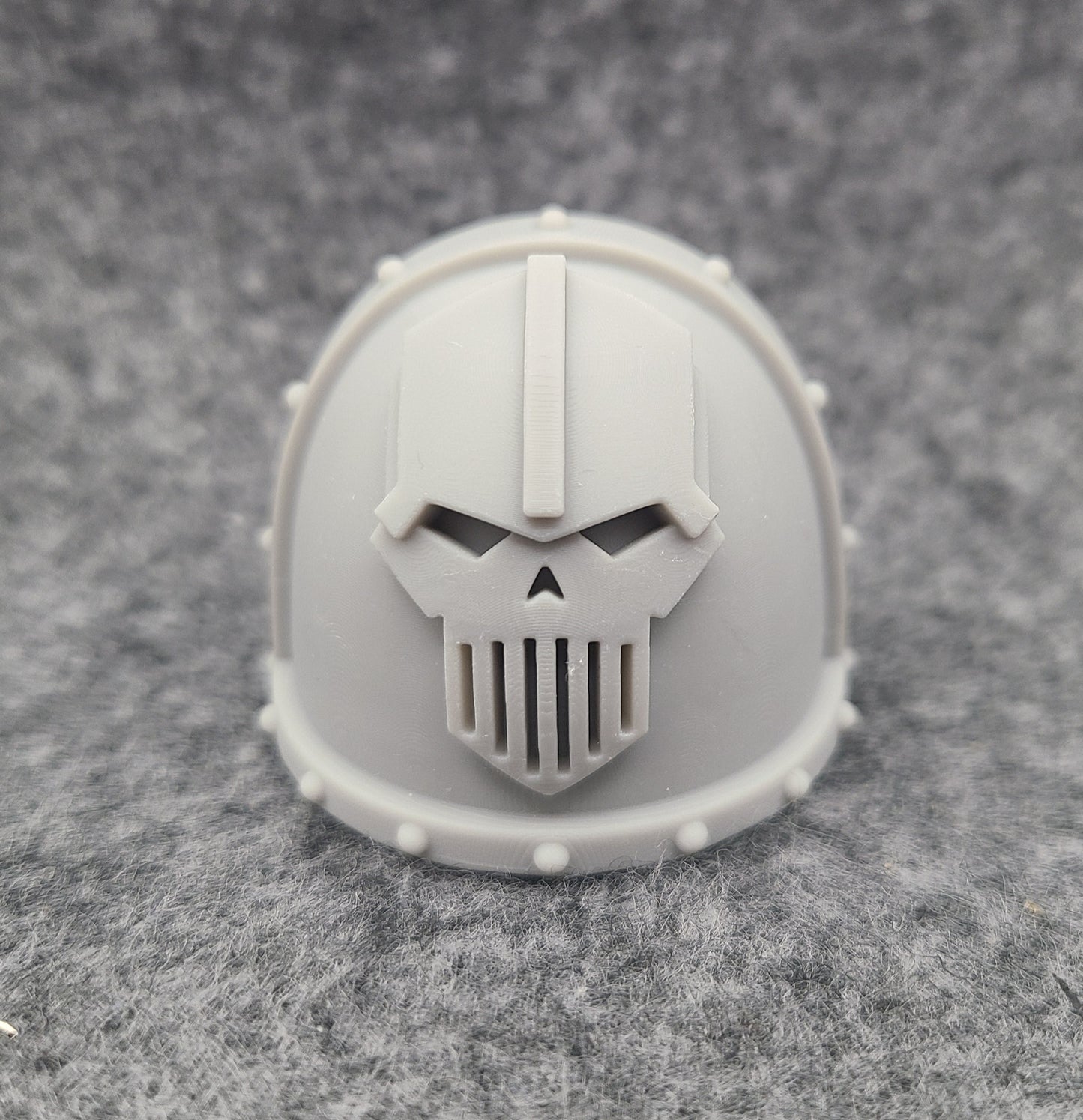 Iron Warriors Legion MKVII Shoulder Pad Ver 03 for McFarlane Toys Traitor Marine Acrion Figures Custom 1:12th Scale Pauldrons