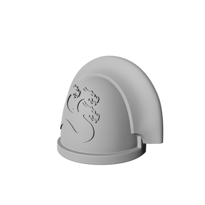 Hydra Legion MKIII Shoulder Pad V10 Right for McFarlane Toys Traitor Marine Action Figures Custom 1:12th Scale Pauldron