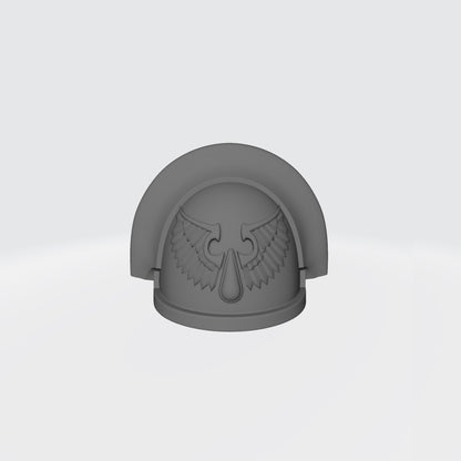Blood Angels Sanguis Legion MKIII Full Sword Breaker Shoulder Pad for McFarlane Toys Action Figures