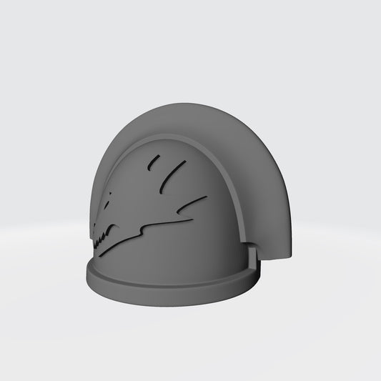 Salamanders Legion MKIII Full Sword Breaker Shoulder Pad for McFarlane Toys Action Figures