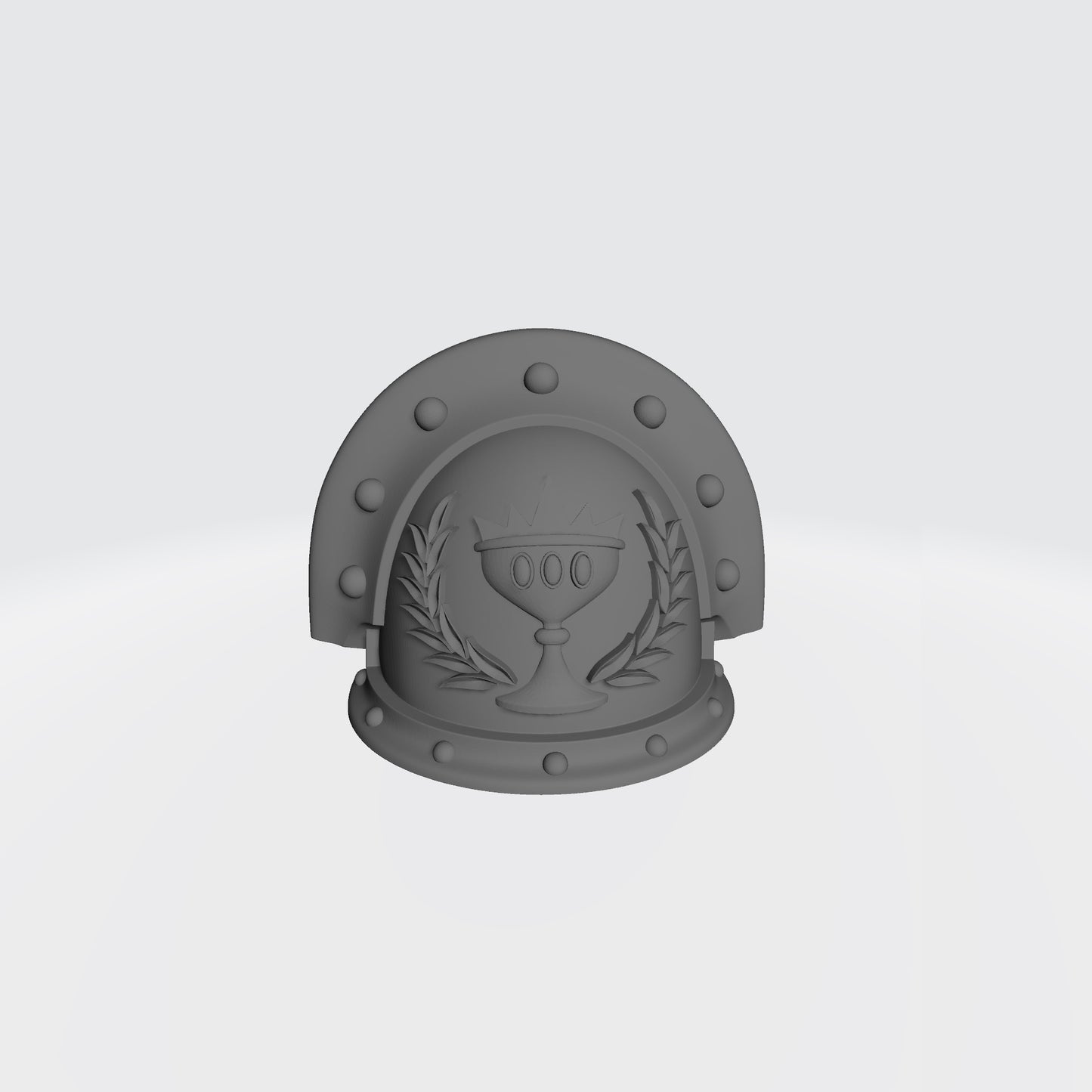 Soul Drinkers MKIII Shoulder Pad with Double Rivets for McFarlane Toys Space Marines by Fantasy World Games