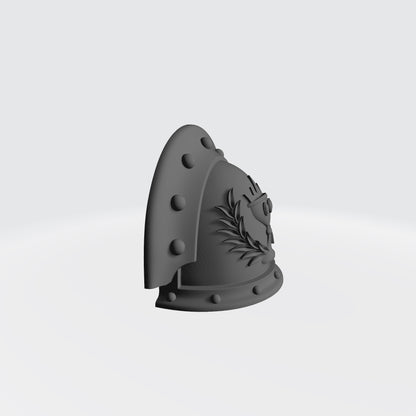 Soul Drinkers MKIII Shoulder Pad with Double Rivets for McFarlane Toys Space Marines by Fantasy World Games