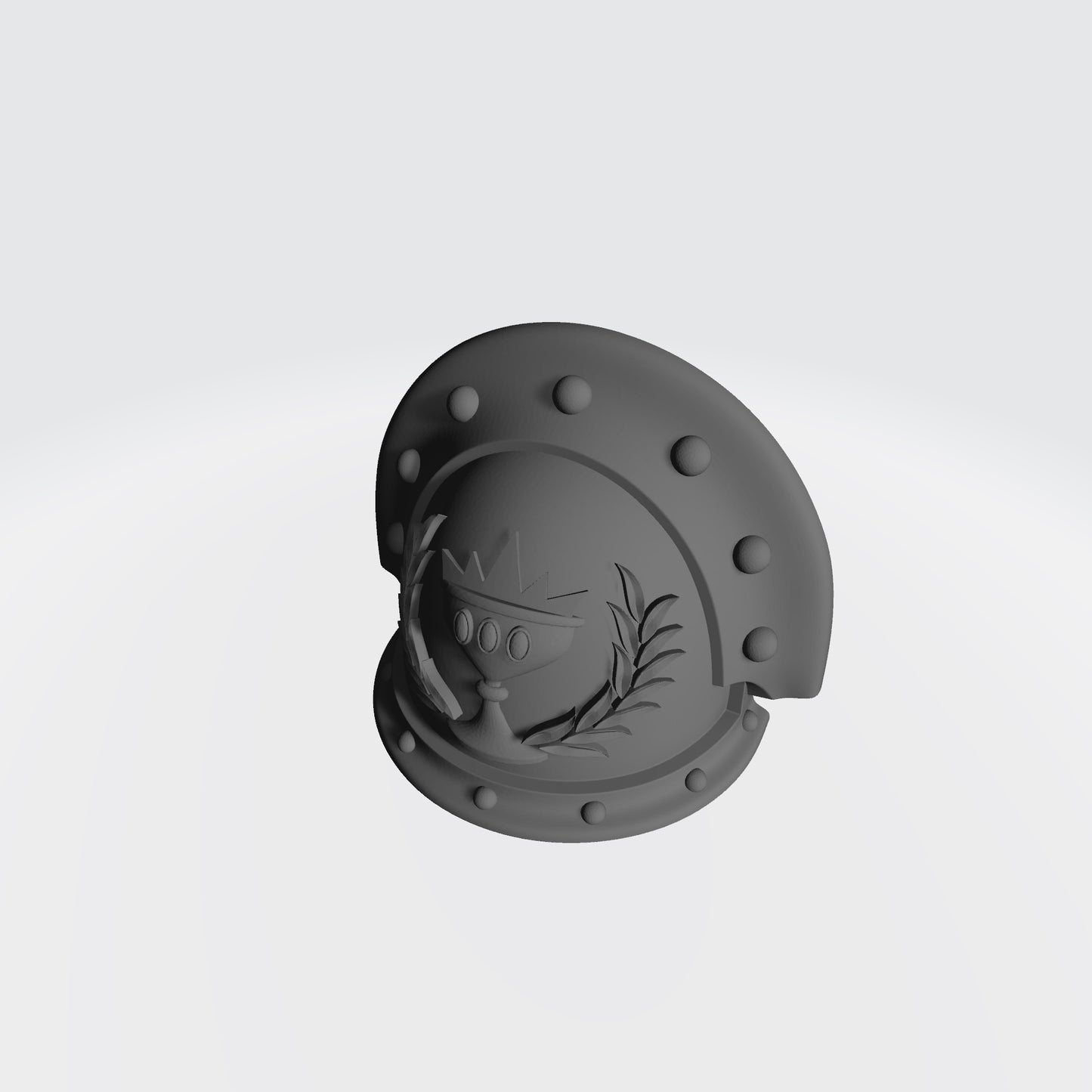 Soul Drinkers MKIII Shoulder Pad with Double Rivets for McFarlane Toys Space Marines by Fantasy World Games