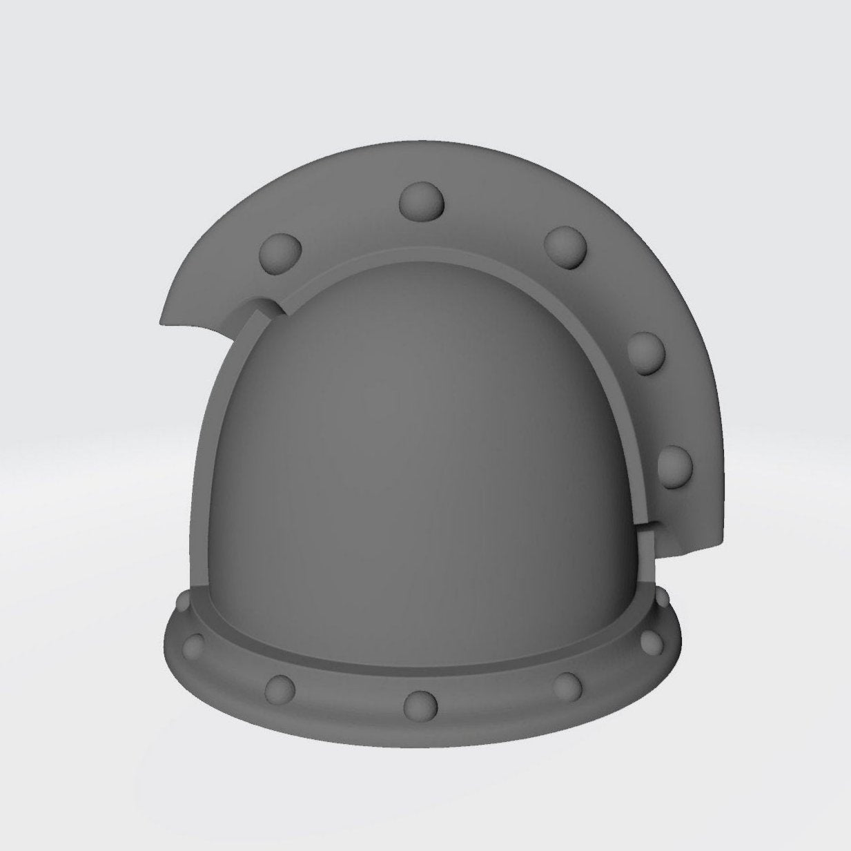 Customize your McFarlane Toys Space Mariine Shoulder Pad Notched Vambrace Thin Double MKVII - Gen: 7 Variant