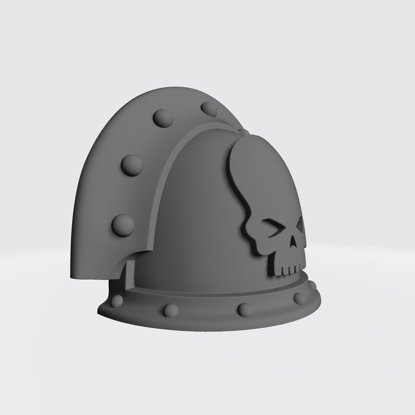 Space Marine Mortifactors Chapter MKIII Full Sword Breaker Studded with Double Rivets Shoulder Pad for McFarlane Toys Action Figures