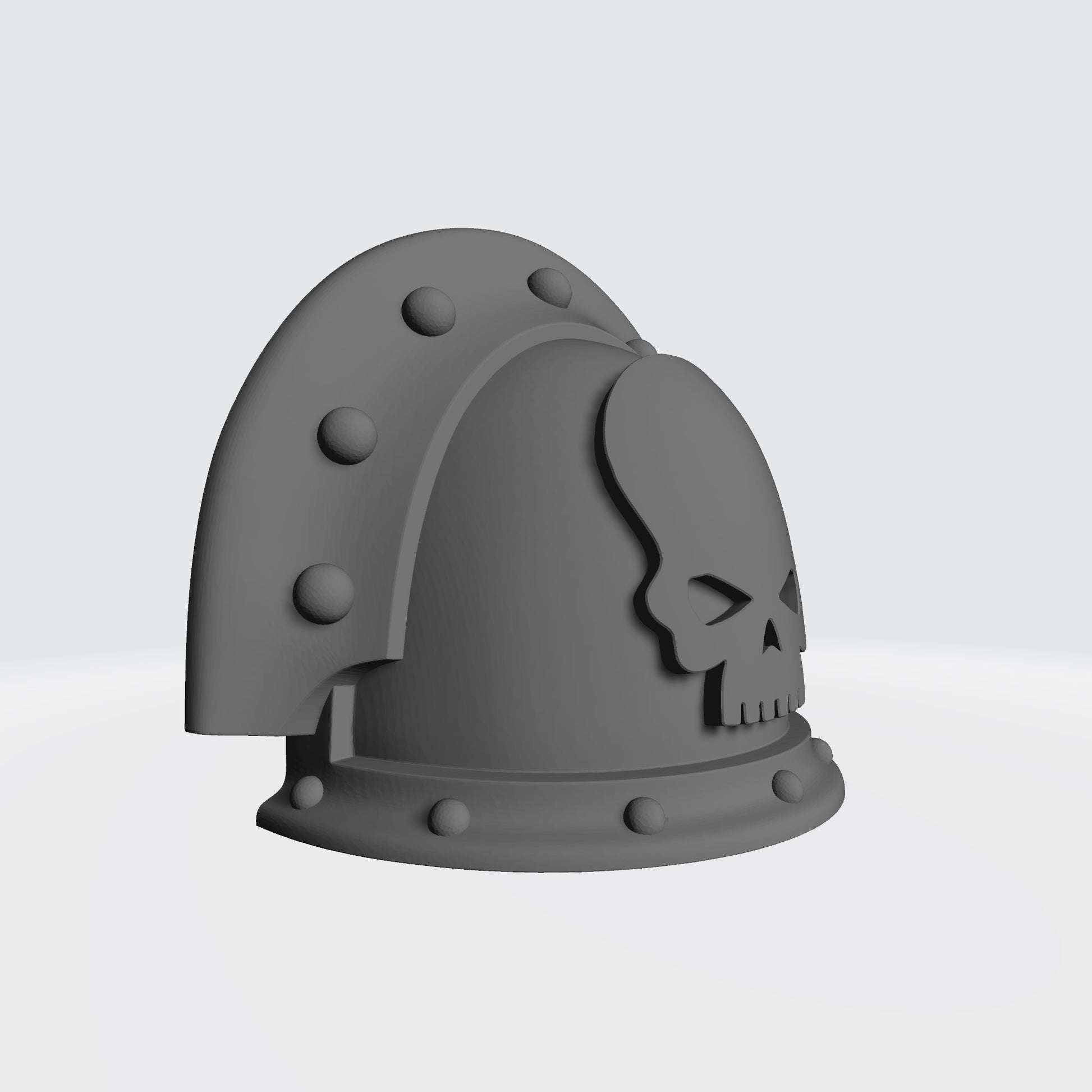 Space Marine Mortifactors Chapter MKIII Full Sword Breaker Studded with Double Rivets Shoulder Pad for McFarlane Toys Action Figures