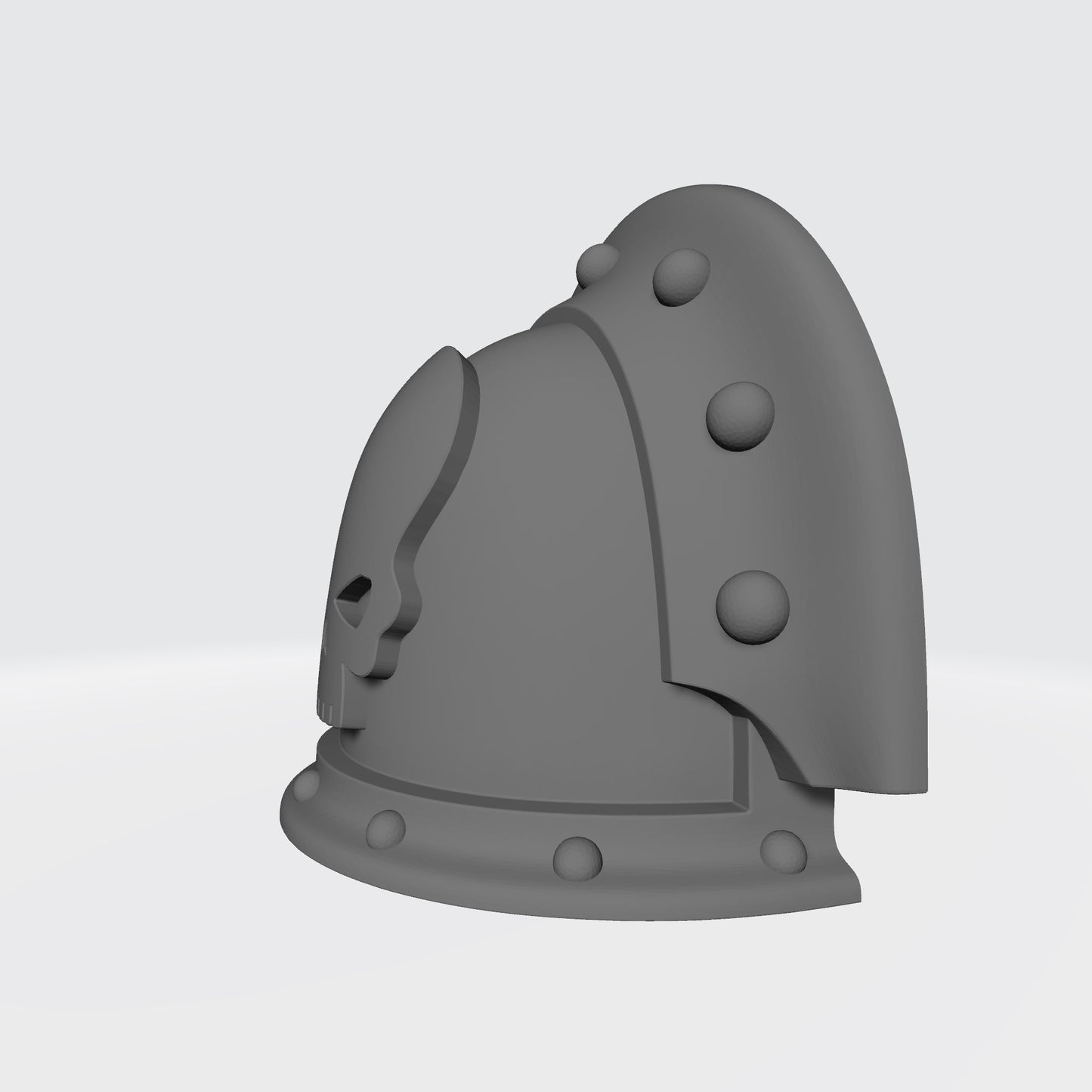 Space Marine Mortifactors Chapter MKIII Full Sword Breaker Studded with Double Rivets Shoulder Pad for McFarlane Toys Action Figures
