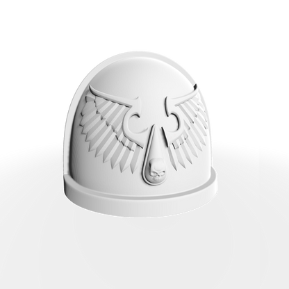 Angels Vermillion Chapter MKIV Shoulder Pad for Custom McFarlane Toys Space Marine Action Figures