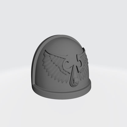 Angels Vermillion Chapter MKIV Shoulder Pad for Custom McFarlane Toys Space Marine Action Figures