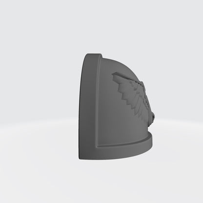 Angels Vermillion Chapter MKIV Shoulder Pad for Custom McFarlane Toys Space Marine Action Figures