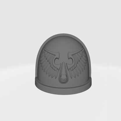 Angels Vermillion Chapter MKIV Shoulder Pad for Custom McFarlane Toys Space Marine Action Figures