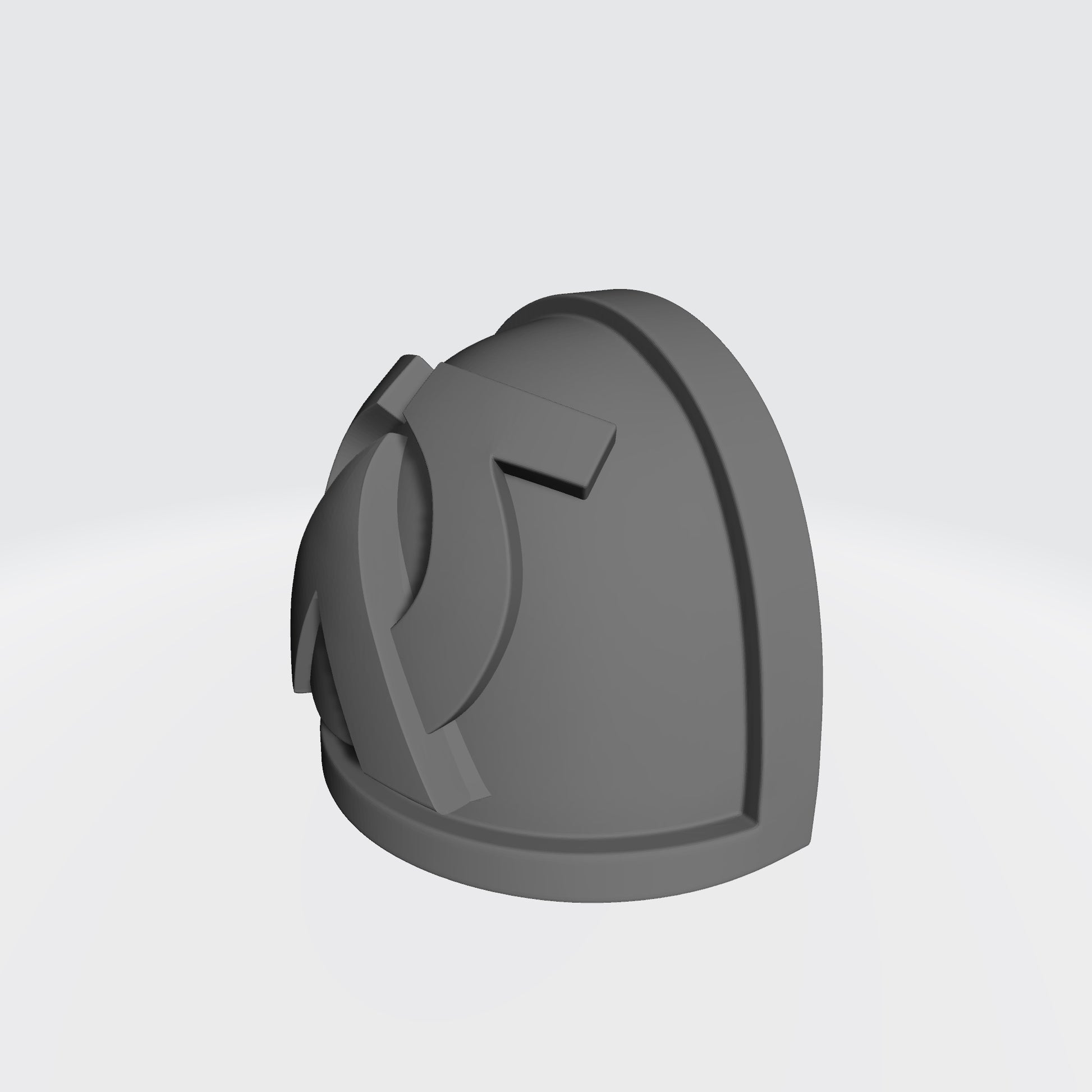 Ultramarines MK IV Shoulder Pad with Chevron Omega for McFarlane Toys Space Marines