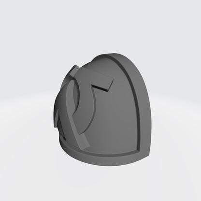 Ultramarines MK IV Shoulder Pad with Chevron Omega for McFarlane Toys Space Marines