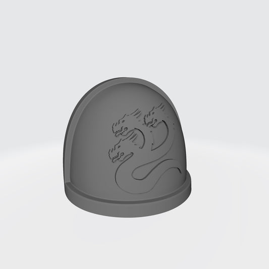 Alpha Legion MKIV Shoulder Pad with Hydra Compatible with McFarlane Toys Space Marine Action Figures