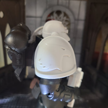 Raptors Chapter Shoulder Pad MKIV Right Ver. 01 for McFarlane Toys Loyalist Marine Action Figures Custom Pauldron