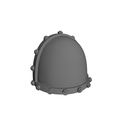 Custom Blank Space Marine Shoulder Pads for McFarlane Toys