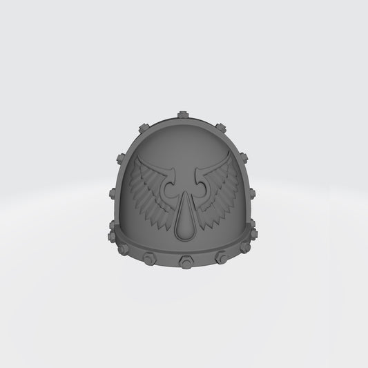 Blood Angels MKVII Shoulder Pad with Bolts for McFarlane Toys Space Marines Sanguis Legion
