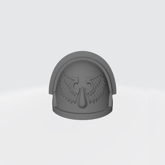 Blood Angels Notched Vambrance Thin Shoulder Pad for McFarlane Toys Action Figures Sanguis Legion