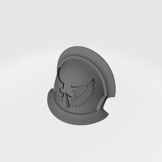 Blood Angels MKVII Shoulder Pad Notched V2 for McFarlane Toys Space Marines Sanguis Legion