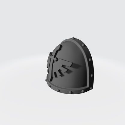 Dark Angels Legion MKVII Ver 01 Shoulder Pad for McFarlane Toys Loyalist Marine Action Figures Custom 1:12th Scale Pauldron