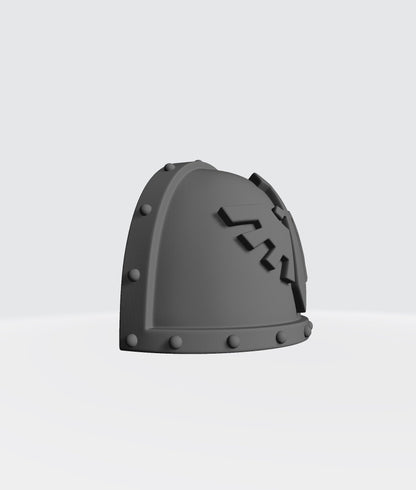 Dark Angels Legion MKVII Ver 01 Shoulder Pad for McFarlane Toys Loyalist Marine Action Figures Custom 1:12th Scale Pauldron