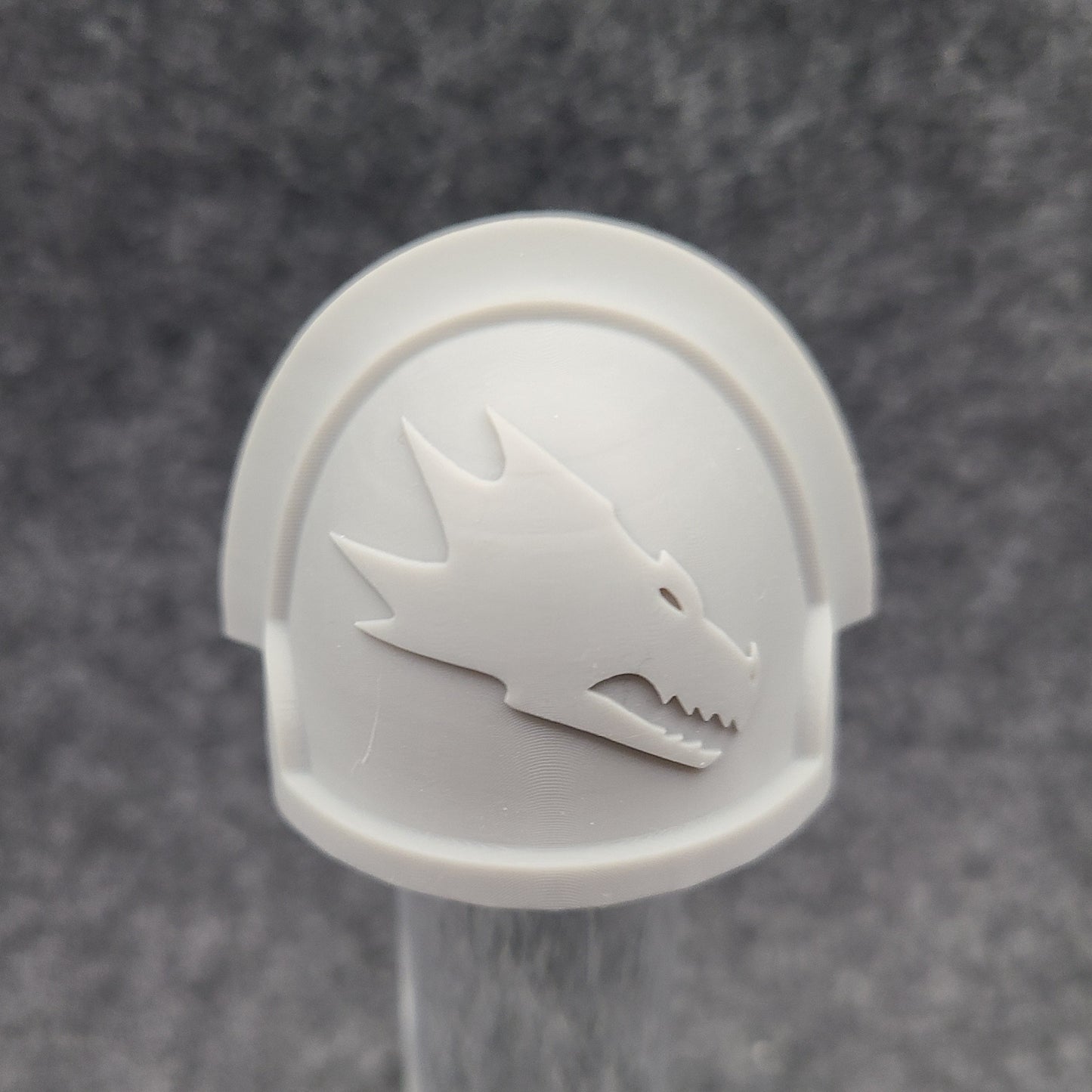 Salamanders Legion Shoulder Pad V05 Rt for McFarlane Toys Loyalist Marine Action Figures Custom 1:12th Scale Pauldron