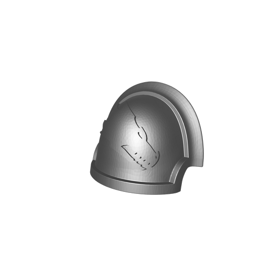 Dragon Legion Shoulder Pad V05 Rt for McFarlane Toys Loyalist Marine Action Figures Custom 1:12th Scale Pauldron