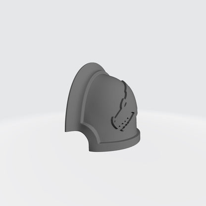 Legion MKVII Notched Vambrance Thin (Double) Shoulder Pad for McFarlane Toys Action Figures