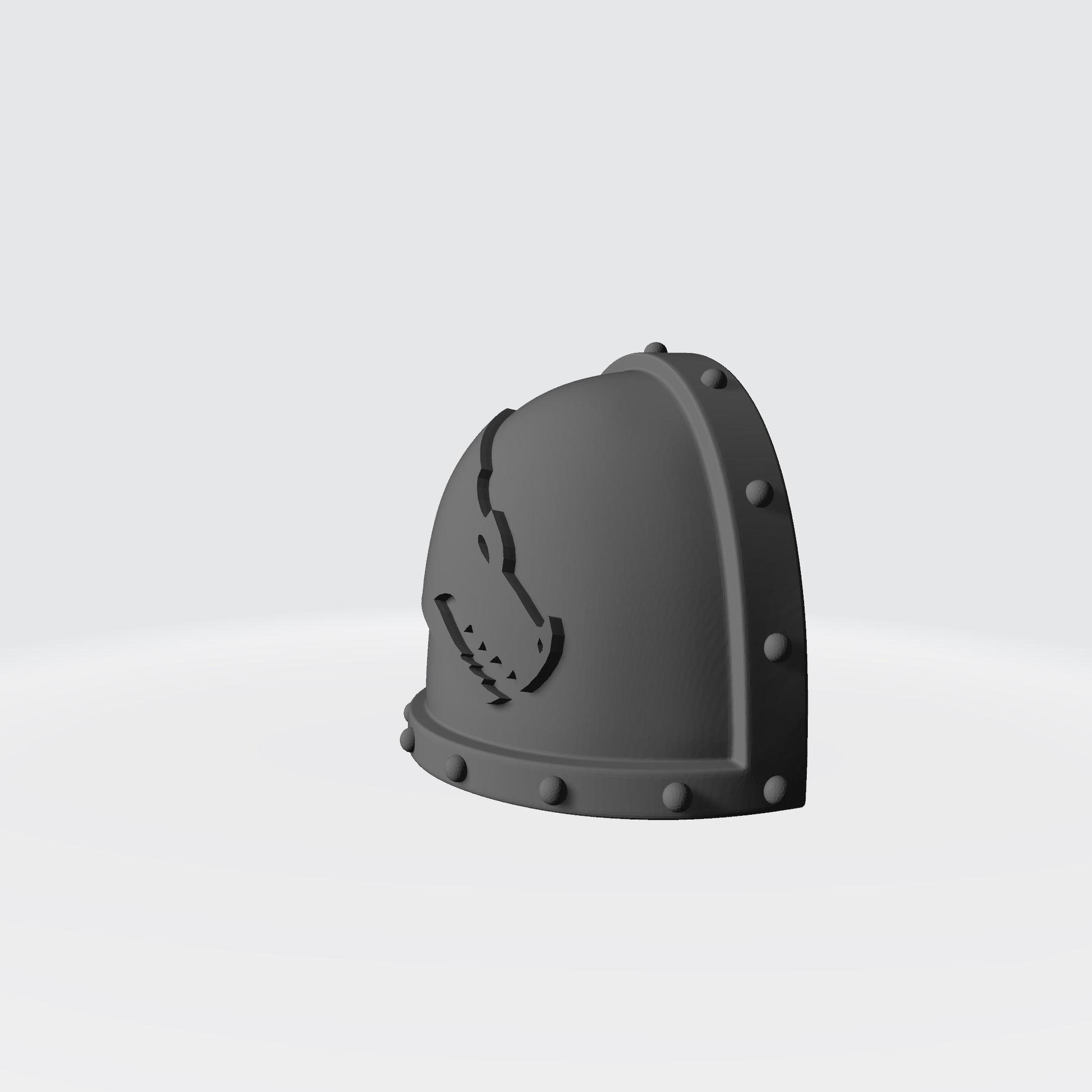 Salamanders Legion MKVII Right Shoulder Pad with Studs for McFarlane Toys Space Marine Action Figures