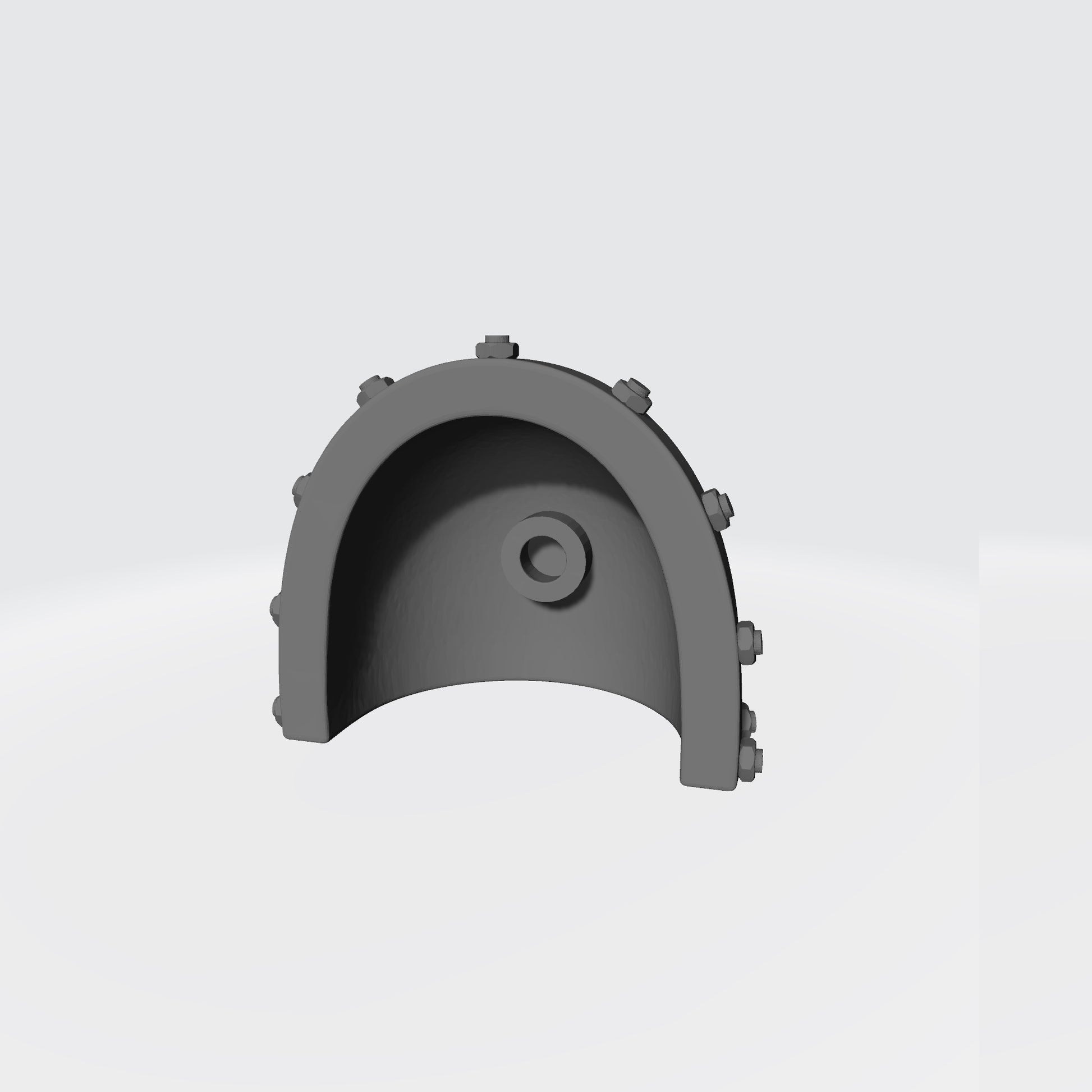 Black Templars MKVII Shoulder Pad with Bolts compatible with McFarlane Toys Space Marines