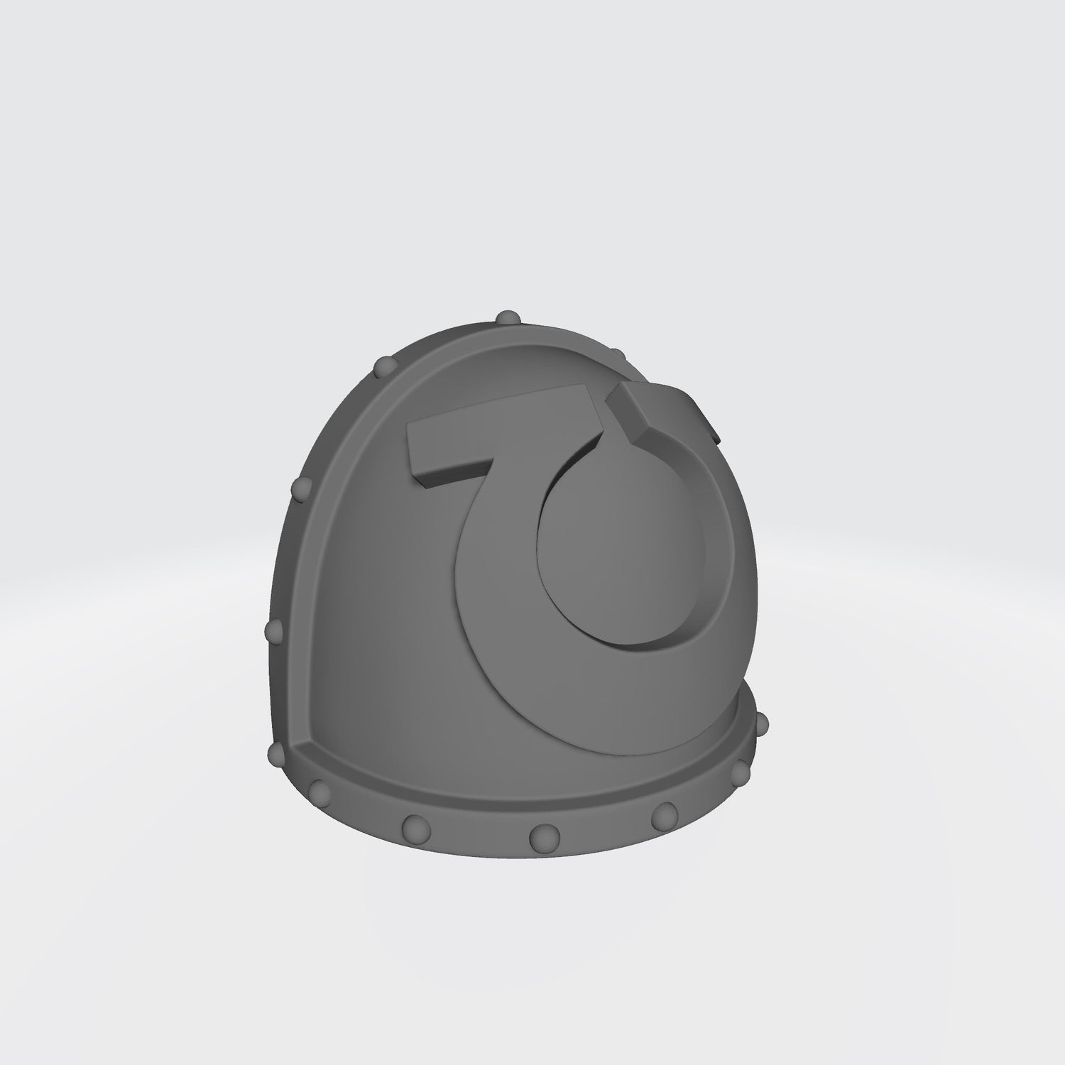 Custom Ultramarines MKVII Shoulder Pad Studded for McFarlane Toys Battle Brother Action Figures