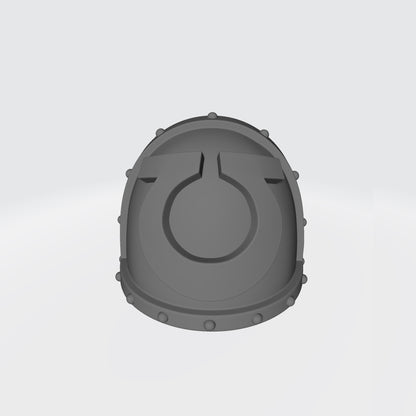 Custom Ultramarines MKVII Shoulder Pad Studded for McFarlane Toys Battle Brother Action Figures