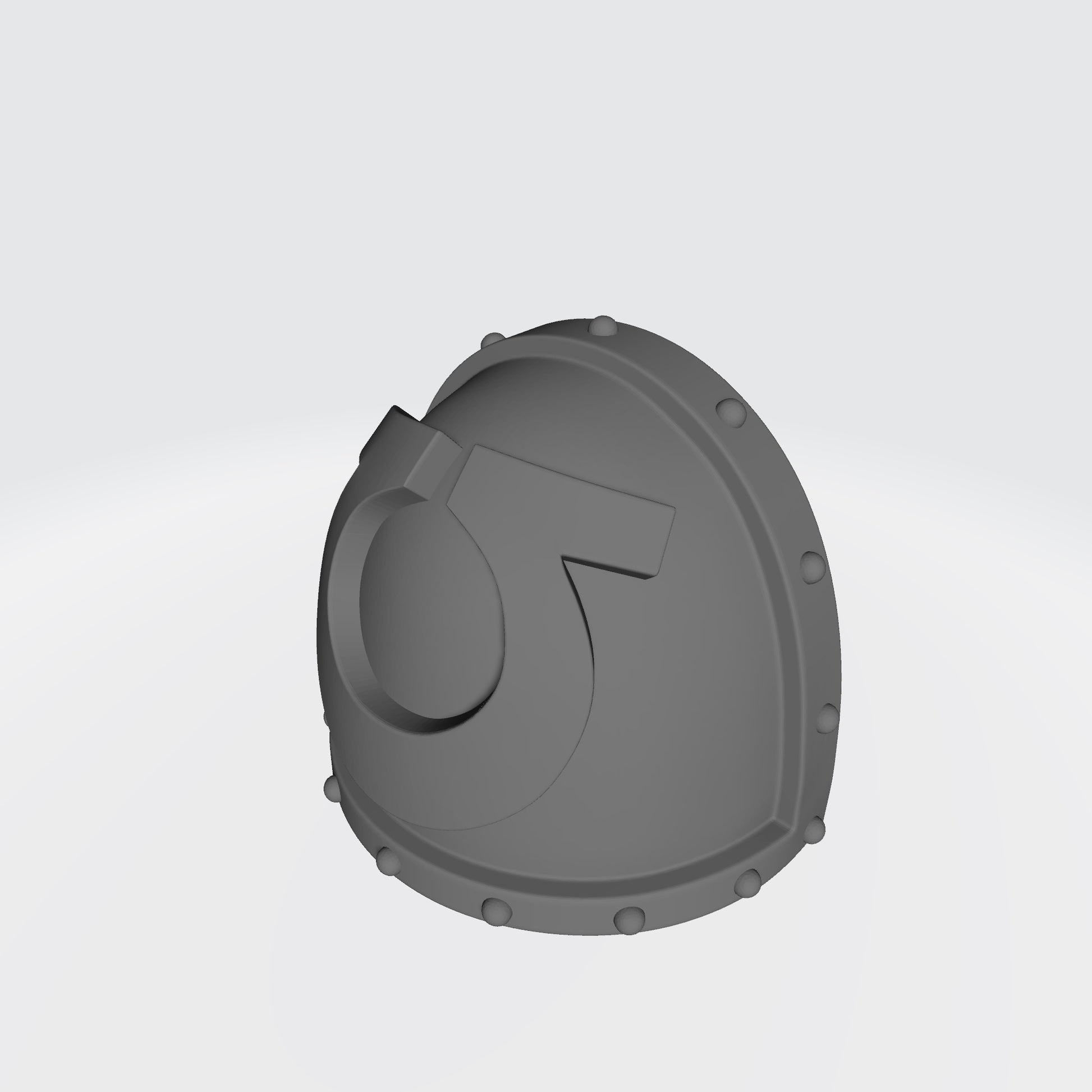 Custom Ultramarines MKVII Shoulder Pad Studded for McFarlane Toys Battle Brother Action Figures