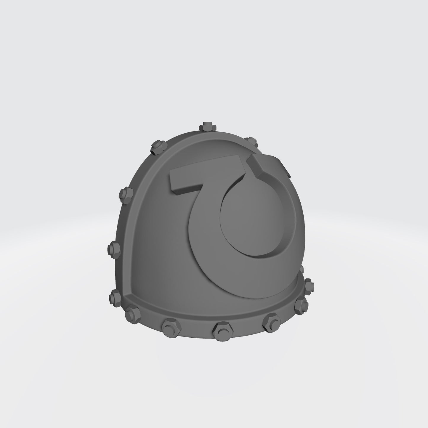 Ultramarines  MKVII Shoulder Pad with Bolts for McFarlane Toys Battle Brother Action Figures
