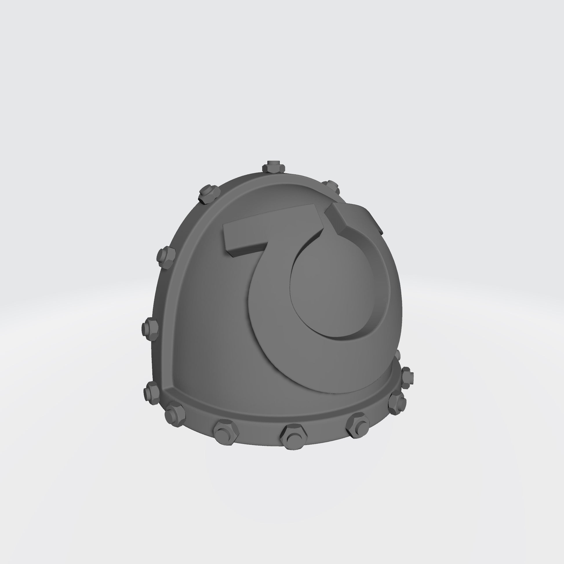 Ultramarines  MKVII Shoulder Pad with Bolts for McFarlane Toys Battle Brother Action Figures