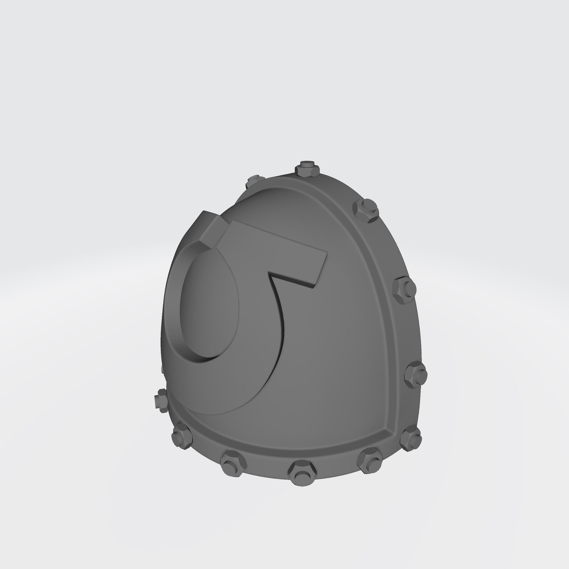Ultramarines  MKVII Shoulder Pad with Bolts for McFarlane Toys Battle Brother Action Figures