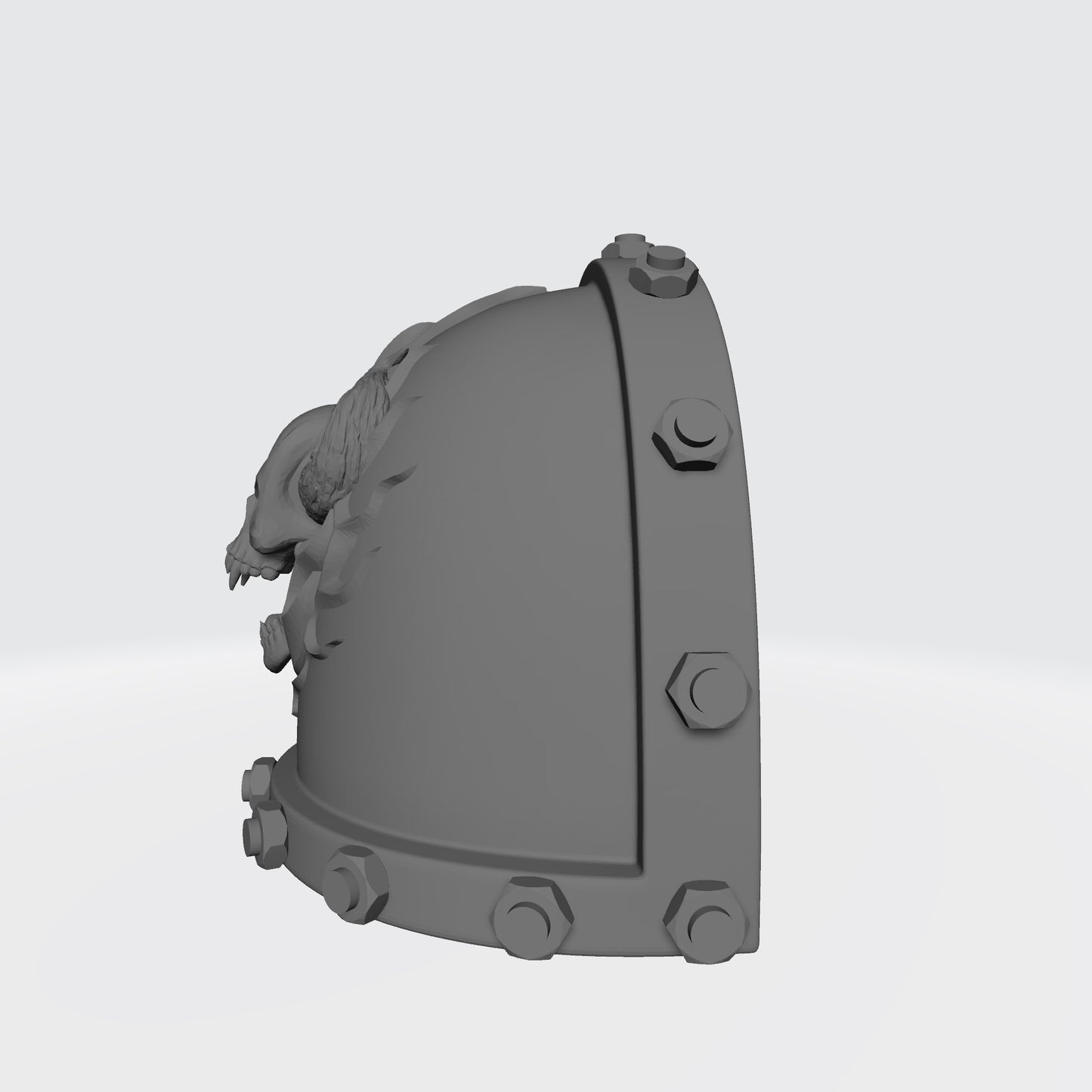 Word Bearers MKVII Shoulder Pad with Bolts Elite for McFarlane Toys Space Marines