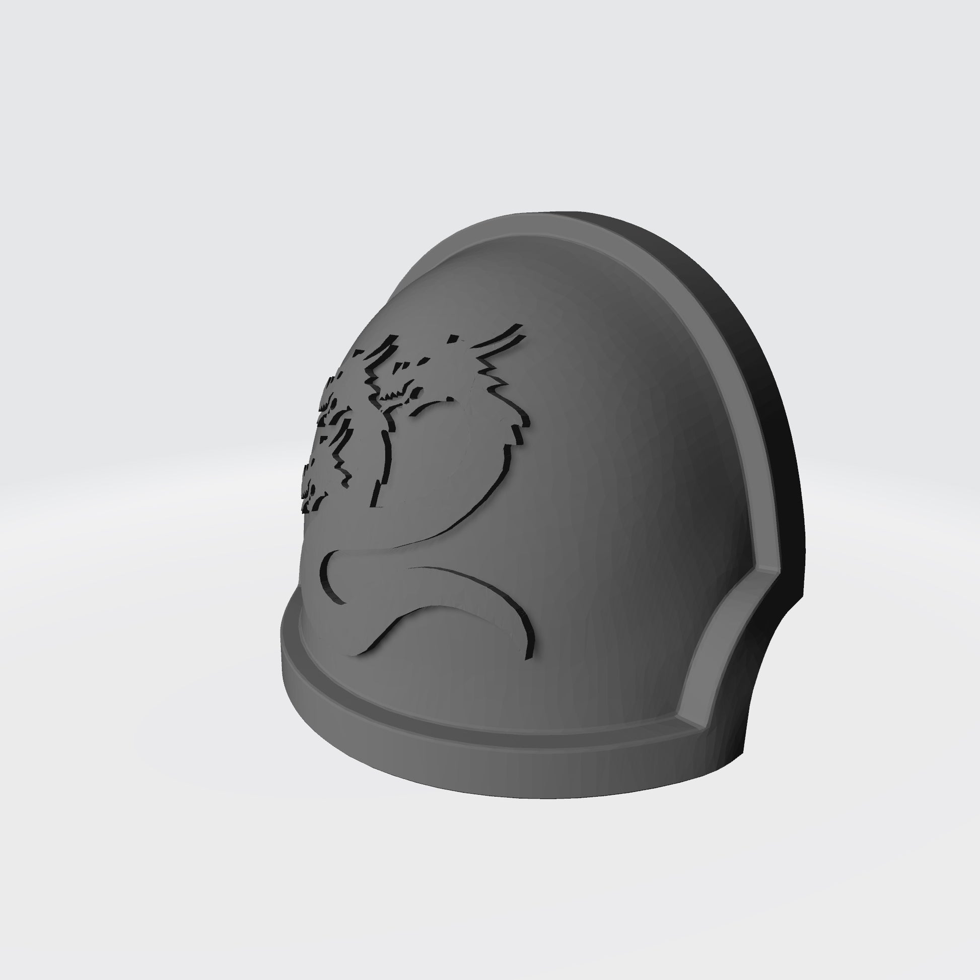 Alpha Legion MKX Notched (Stealth) Shoulder Pad with Hydra for McFarlane Toys Action Figures